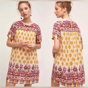 TANVI KEDIA Anthropologie Caltha Swing Dress-Small